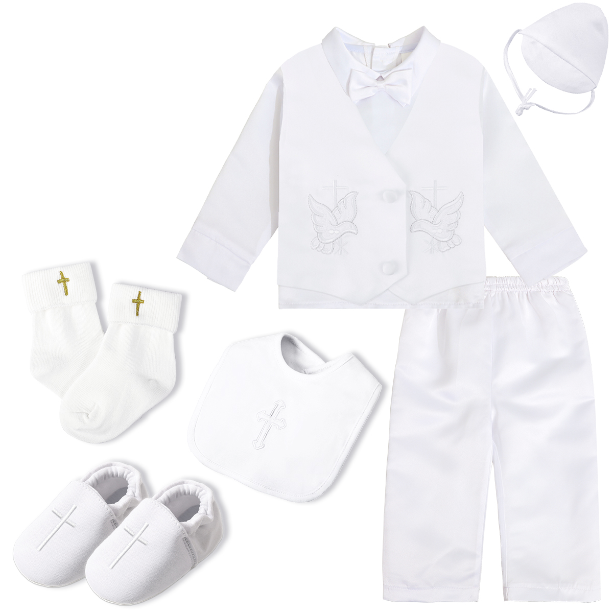 Baby Boy Suit Set Baptism - Baby Boys battesimo abiti neonato matrimonio