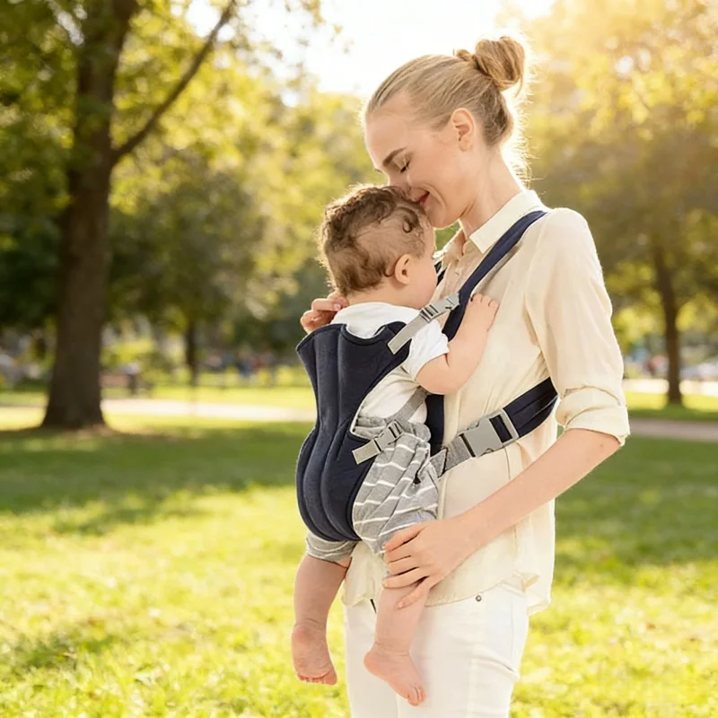 Ergonomic Baby Carrier Newborn To Toddler - Borsa porta bebè Zaino ergonomico portatile