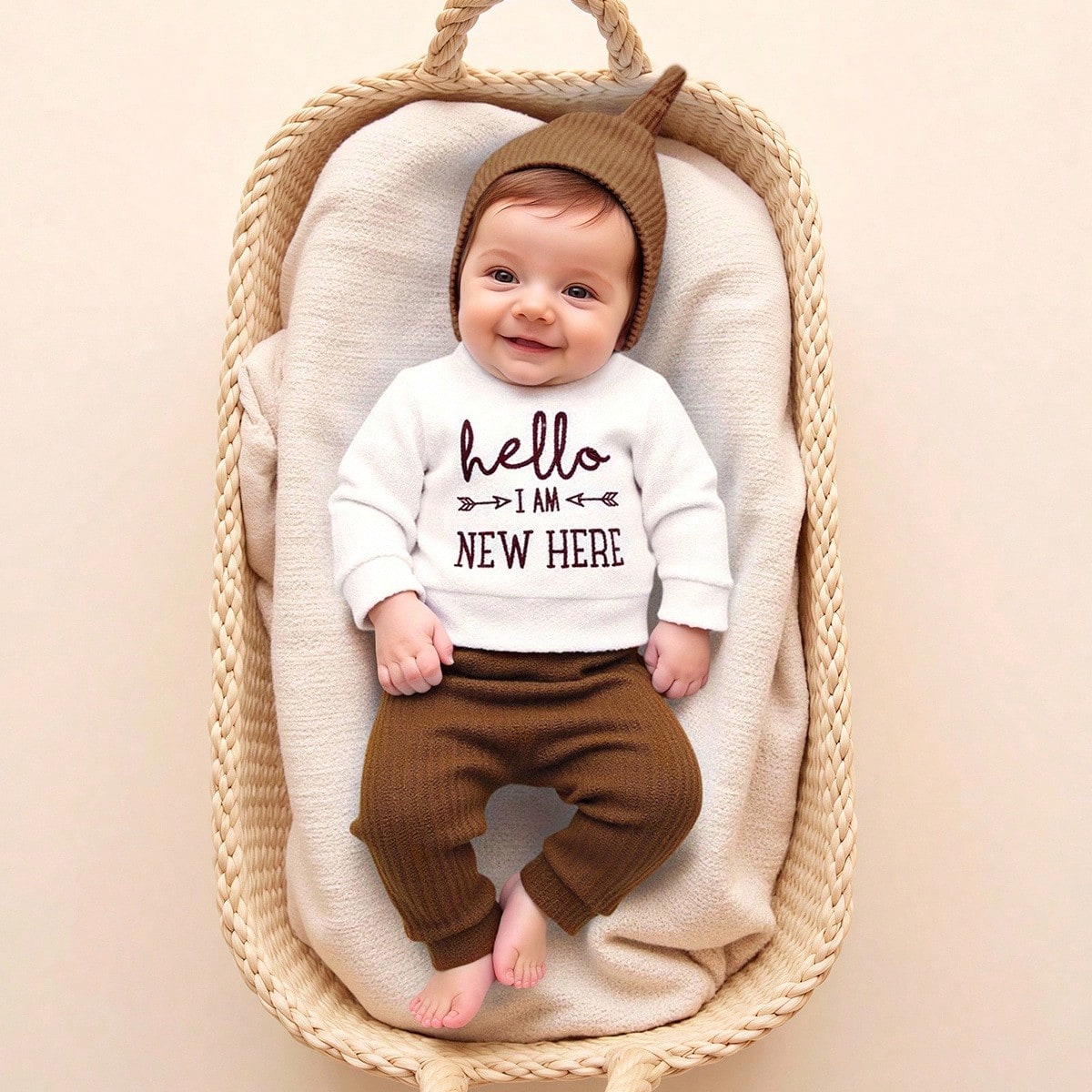 Infant Photography Props Outfit - 2 Pezzi Set Fotografico per Neonati