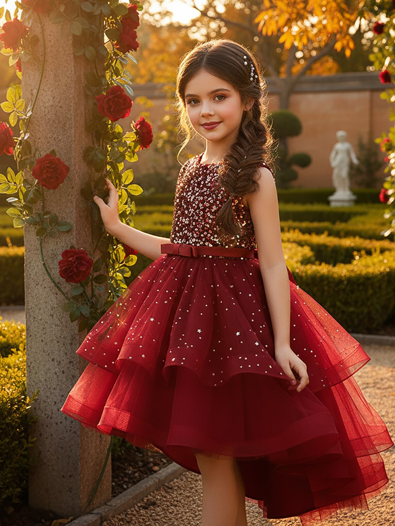 Abito da Principessa per Bambi - Toddler Girl Tulle Party Dress recensione e prezzo