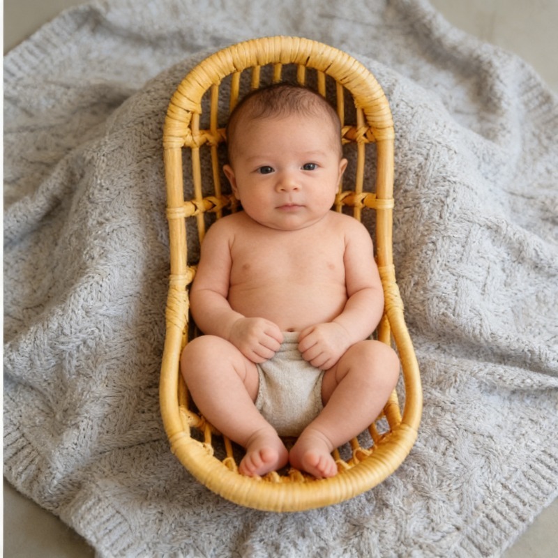 Sedia in rattan vintage fatta  - Baby Gear recensione e prezzo