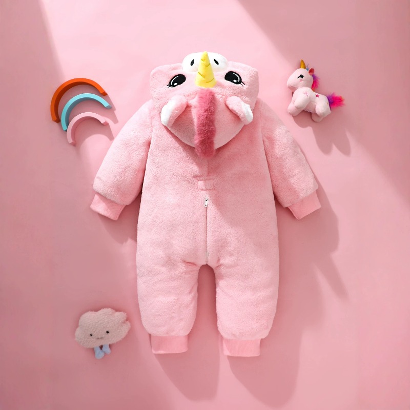 Tutina Rosa con Cappuccio e Ce - Cotton Baby Onesies Zipper recensione e prezzo