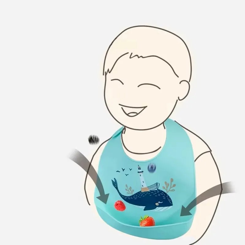 PANGDUBE Bavaglini per neonati - Waterproof Baby Bibs Silicone recensione e prezzo