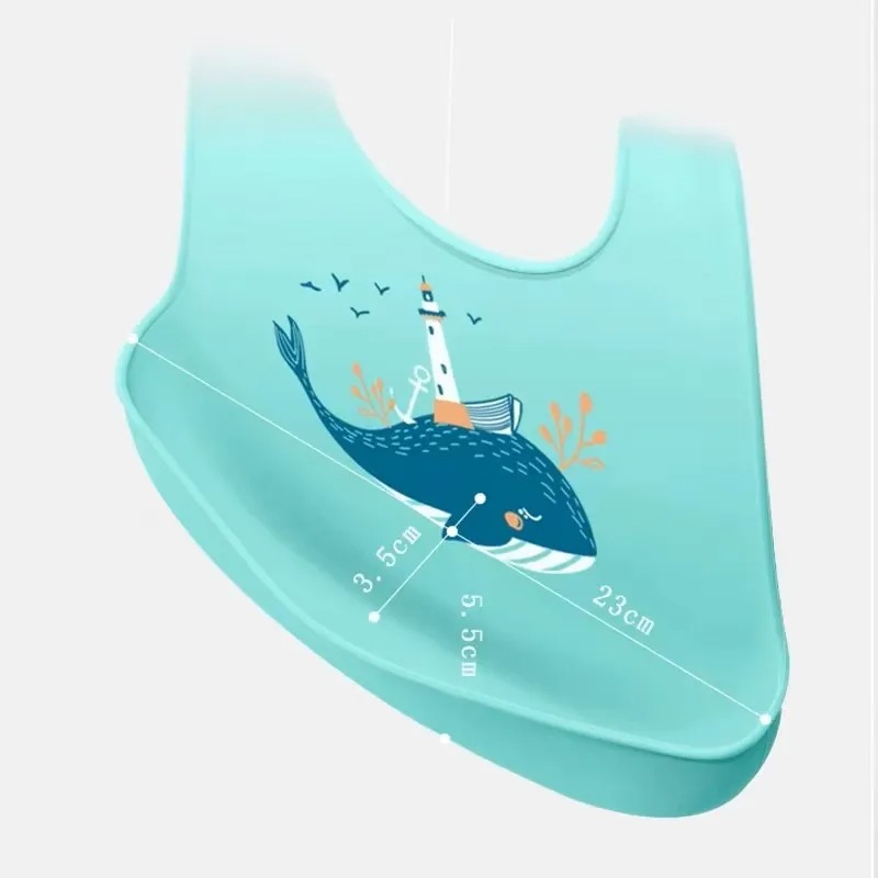 PANGDUBE Bavaglini per neonati - Waterproof Baby Bibs Silicone recensione e prezzo