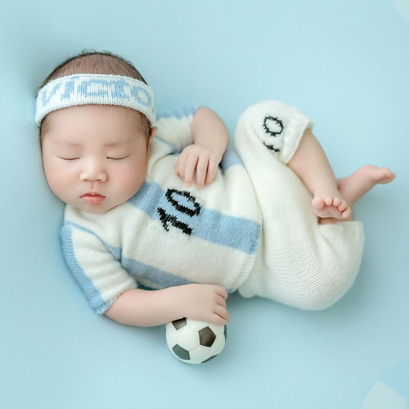 Calcio bambino tema neonato fo - Infant Photography Props Outfit recensione e prezzo