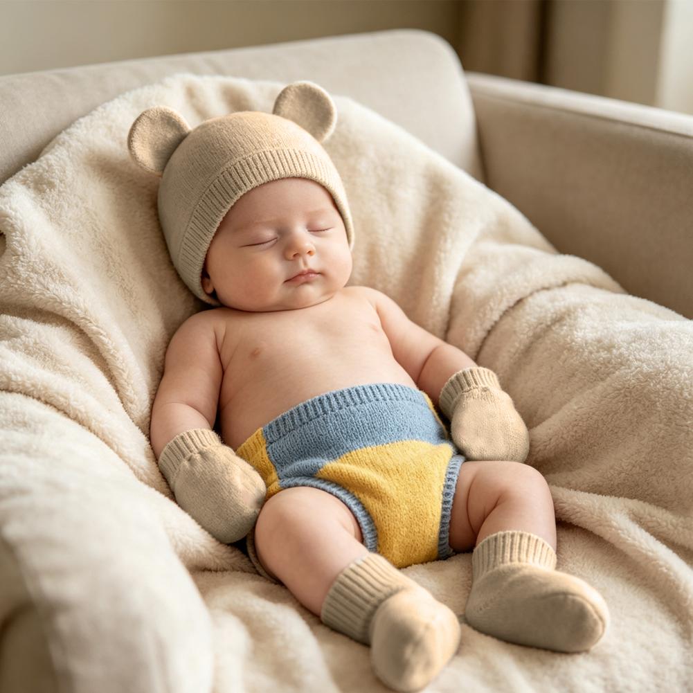 Set di Protezioni per Piedi e  - Infant Beanie Hat With Ears recensione e prezzo