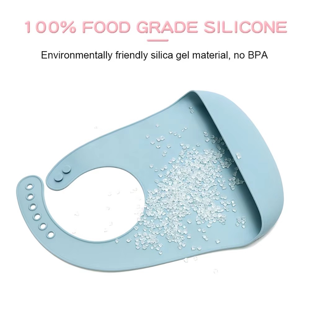 1 Pezzo Bavaglino per Bambini  - Waterproof Baby Bibs Silicone recensione e prezzo
